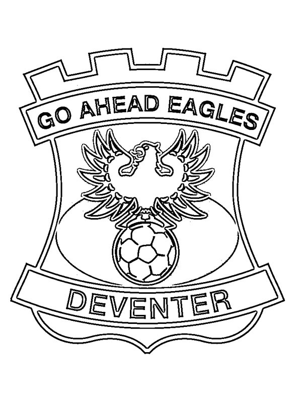 Go Ahead Eagles Coloring page Go Ahead Eagles Coloring page