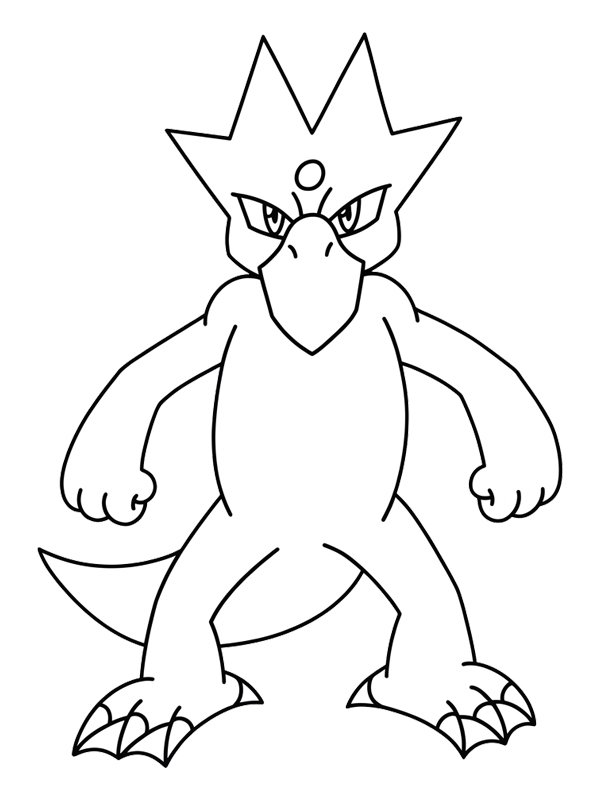 Golduck (Pok&eacute;mon) Coloring page