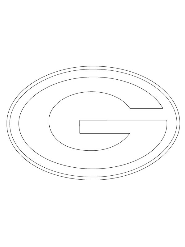 Green Bay Packers Coloring page Green Bay Packers Coloring page