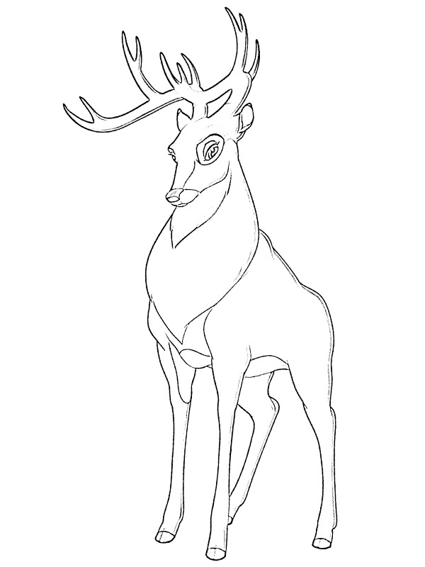 The Great Prince (bambi) Coloring page