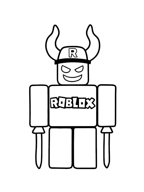 Guest 666 (Steal a Brainrot) Coloring page Guest 666 (Steal a Brainrot) Coloring page