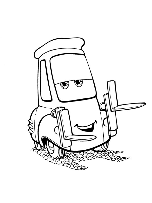 Guido (Cars) Coloring page