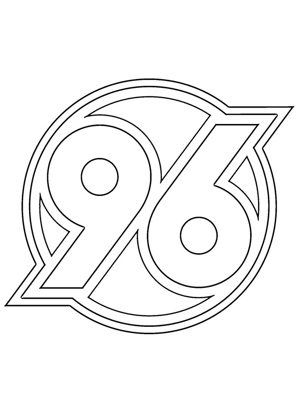 Hannover 96 Coloring page Hannover 96 Coloring page