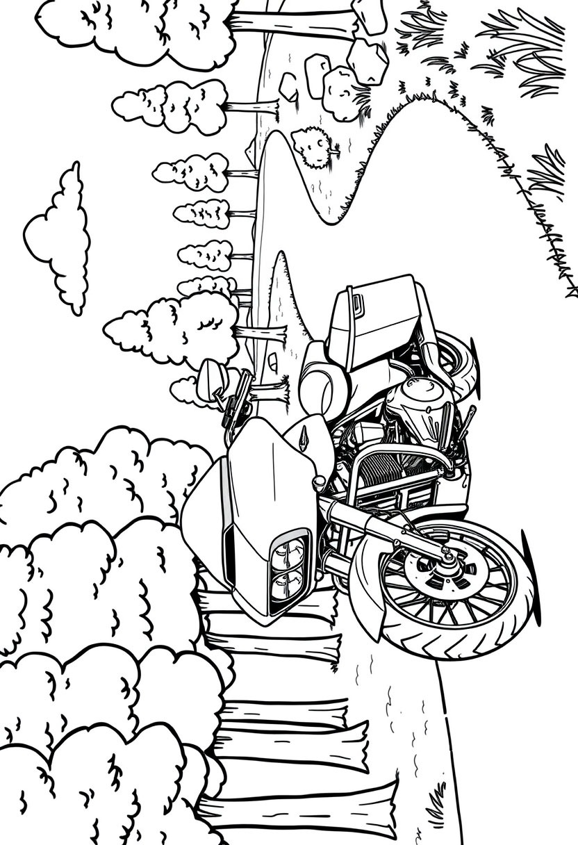 Harley-Davidson CVO Road Glide Coloring page Harley-Davidson CVO Road Glide Coloring page