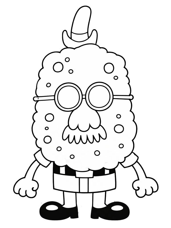Harold Squarepants Coloring page