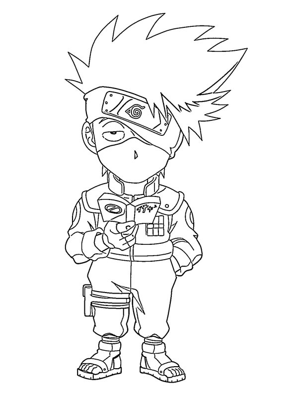 Coloring page - Kakashi Hatake