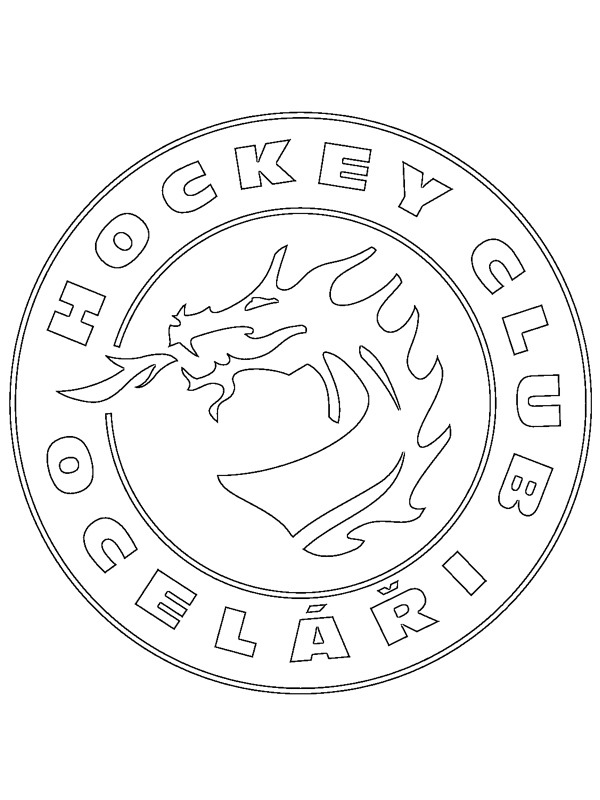 HC Oceláři Trzyniec Coloring page HC Oceláři Trzyniec Coloring page