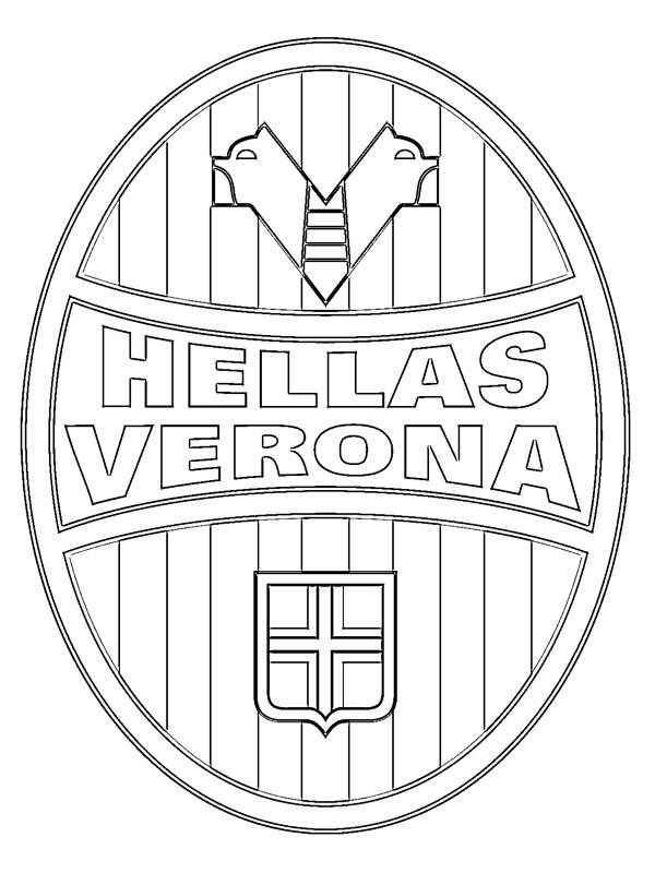 Hellas Verona Coloring page