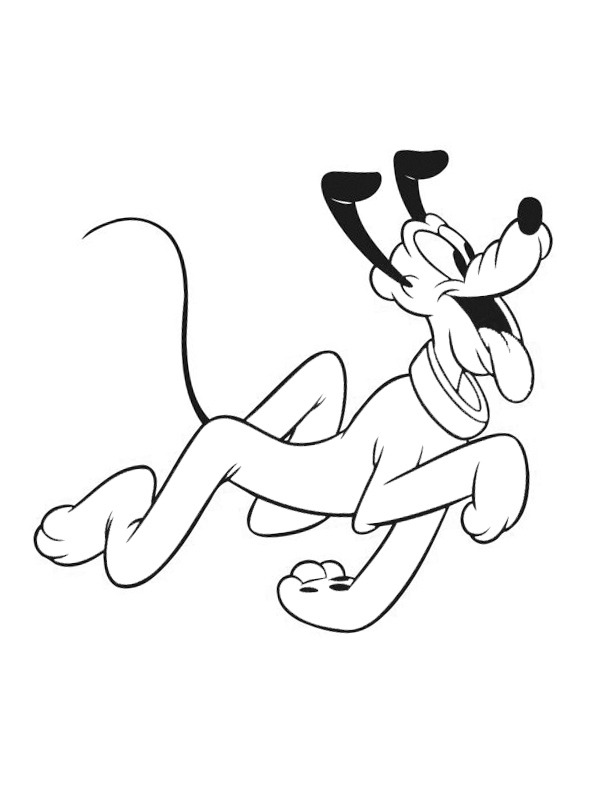 Pluto Coloring page