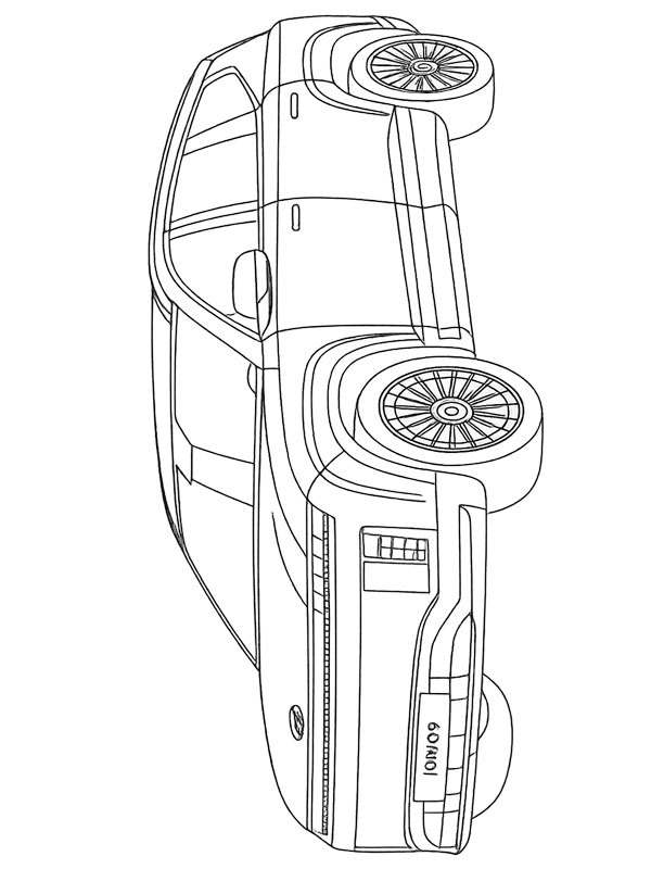 Hyundai Ioniq 9 Coloring page