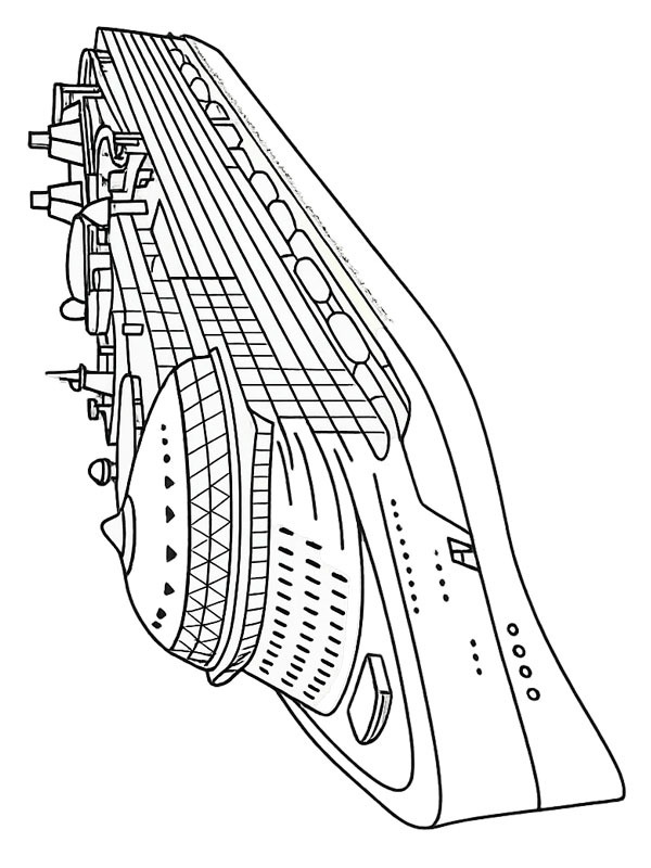 Icon of the Seas Cruise Coloring page Icon of the Seas Cruise Coloring page
