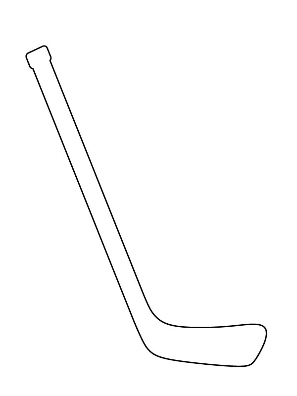 icehocky stick Coloring page