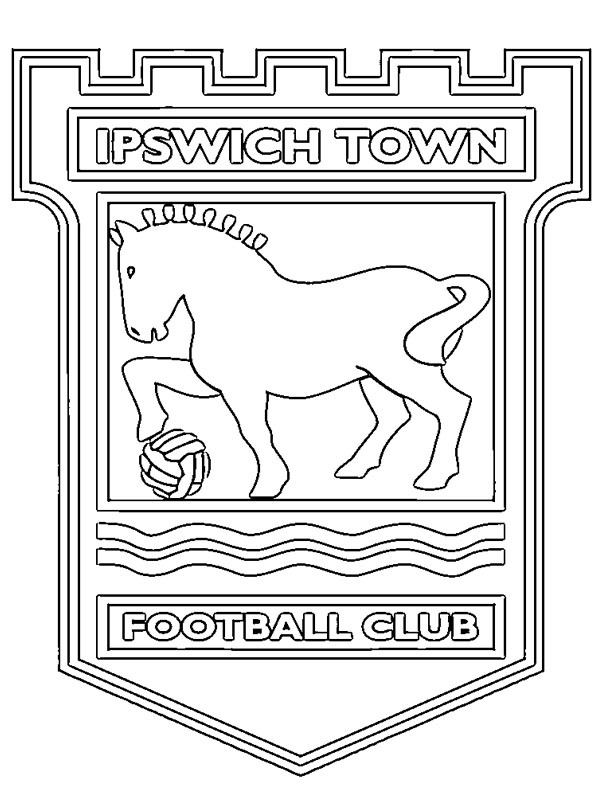 Ipswich Town FC Coloring page Ipswich Town FC Coloring page