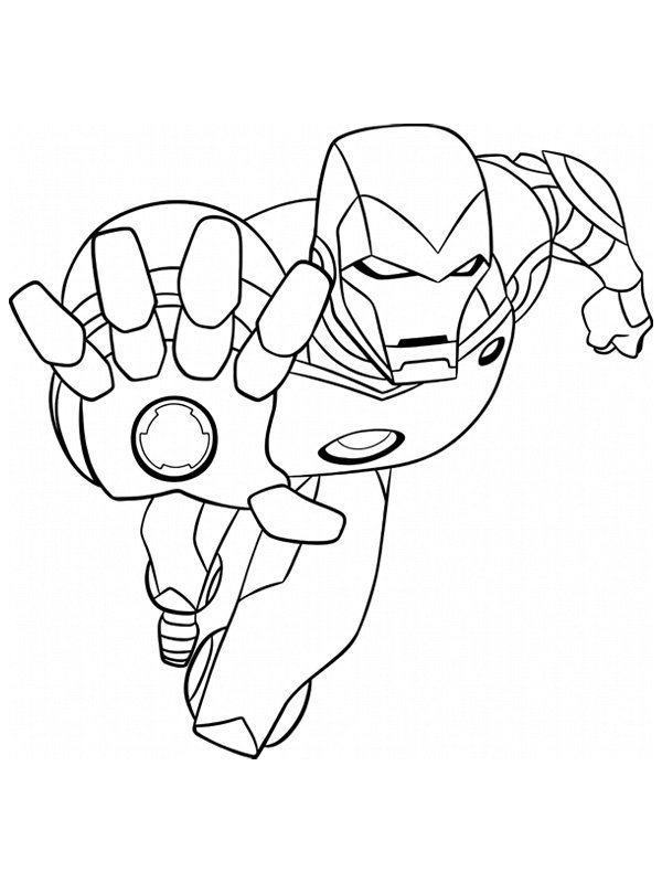 Iron Man Coloring page