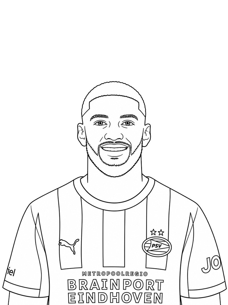 Ismael Saibari Coloring page