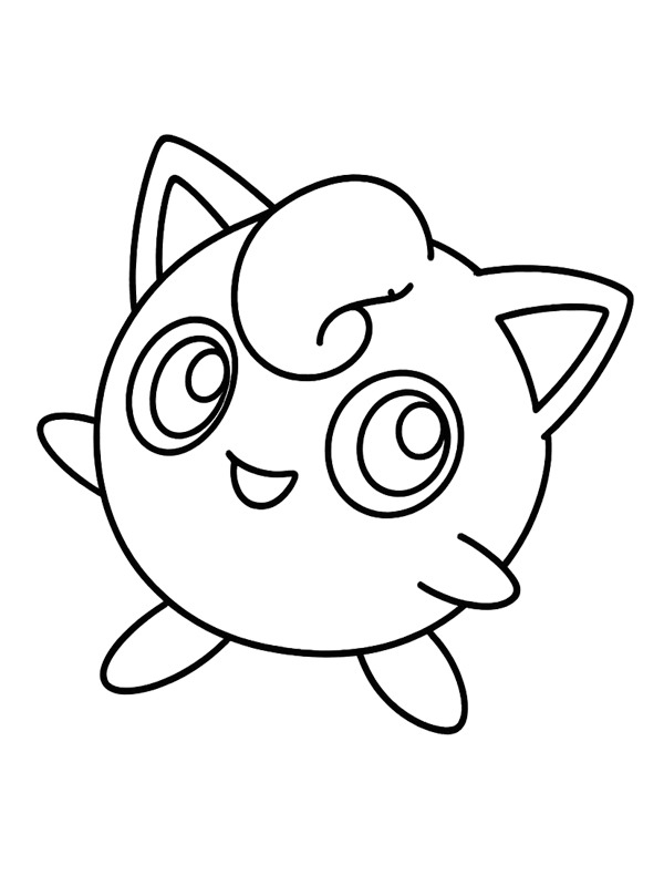 Jigglypuff (Pokémon) Coloring page Jigglypuff (Pokémon) Coloring page