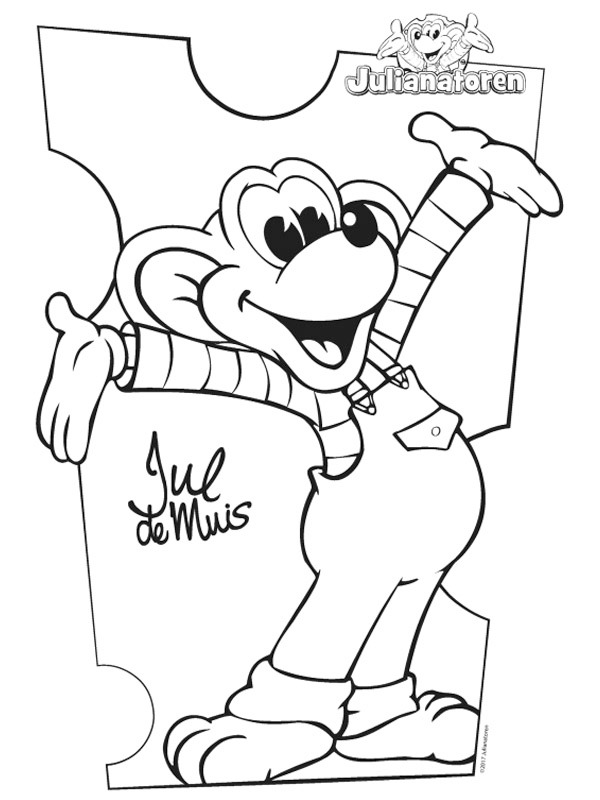 Jul the Mouse Coloring page