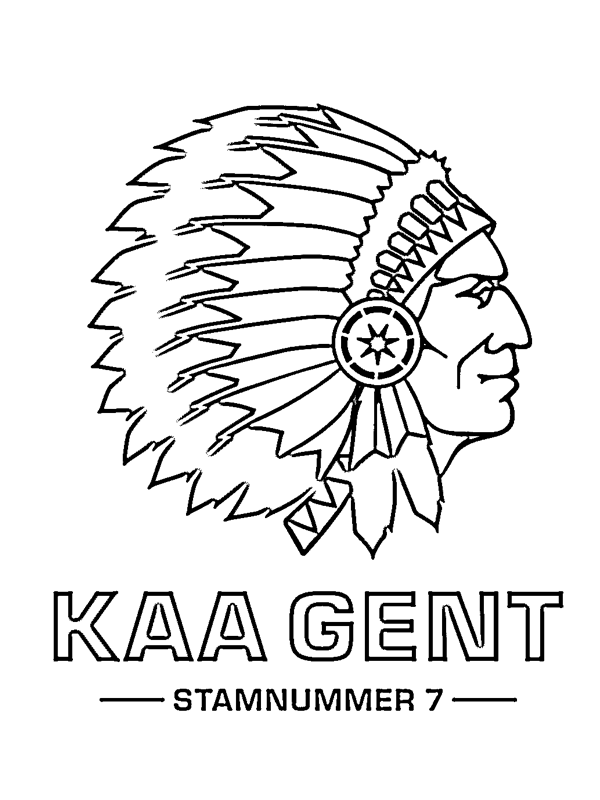 K.A.A. Gent Coloring page