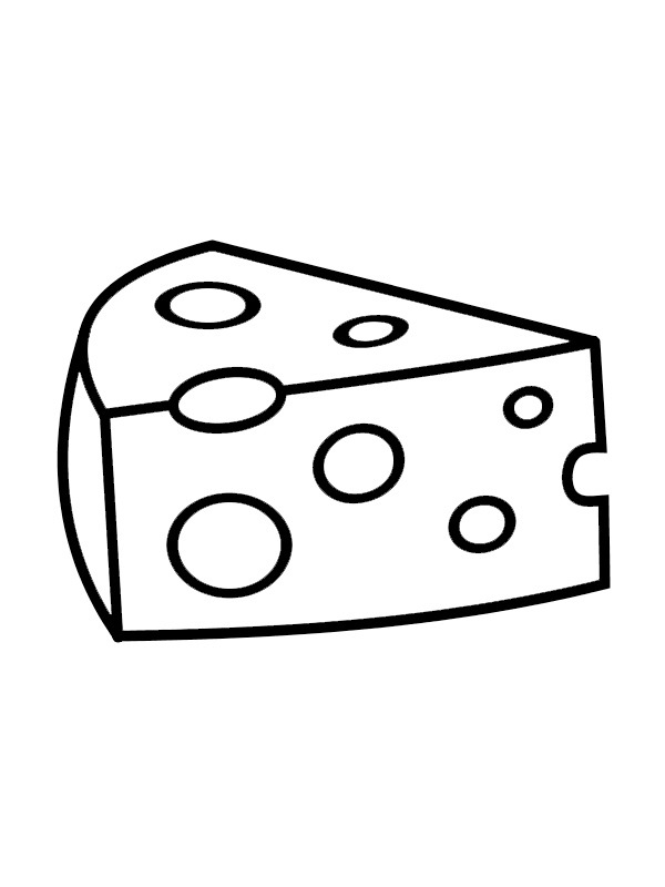 Cheese Coloring page