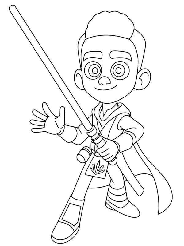 Kai Brightstar Coloring page