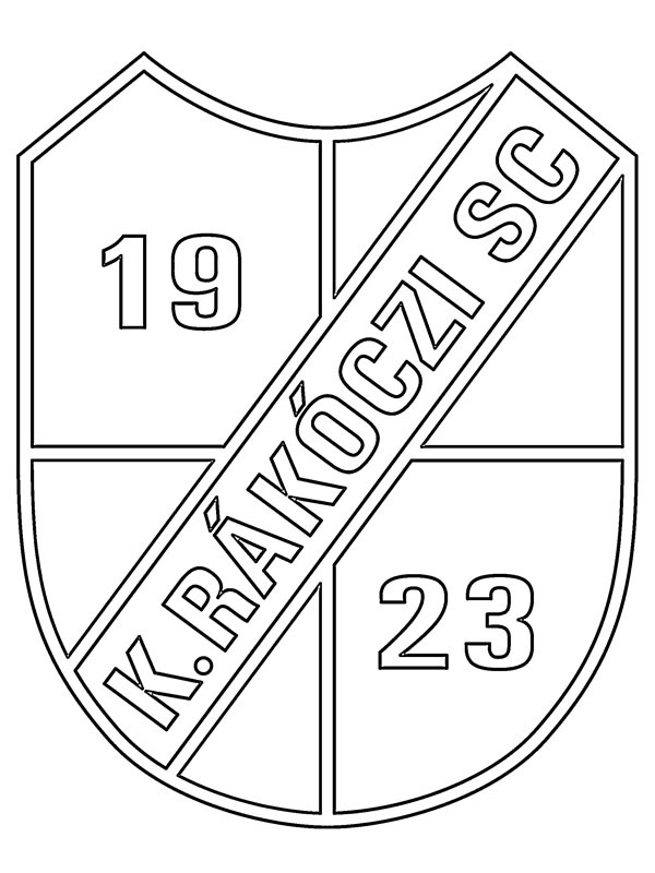 Kaposvári Rákóczi FC Coloring page