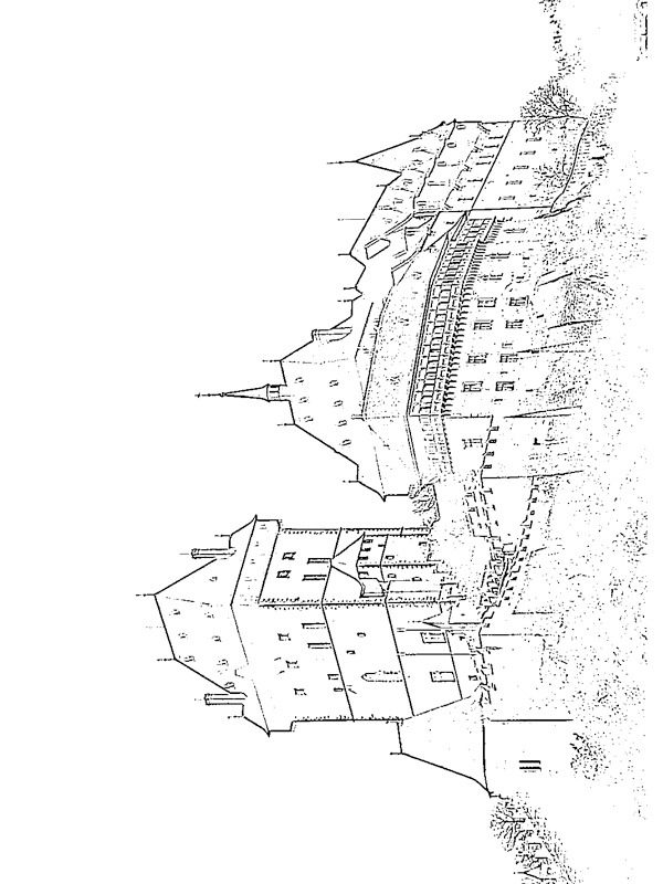 Karlštejn Castle Coloring page Karlštejn Castle Coloring page
