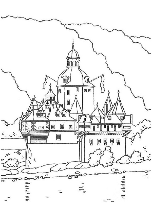 Pfalzgrafenstein Castle Coloring page