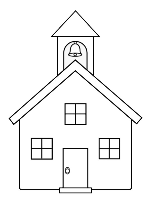 Little Church Coloring page