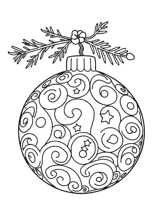 Christmas stars Coloring page Christmas stars Coloring page