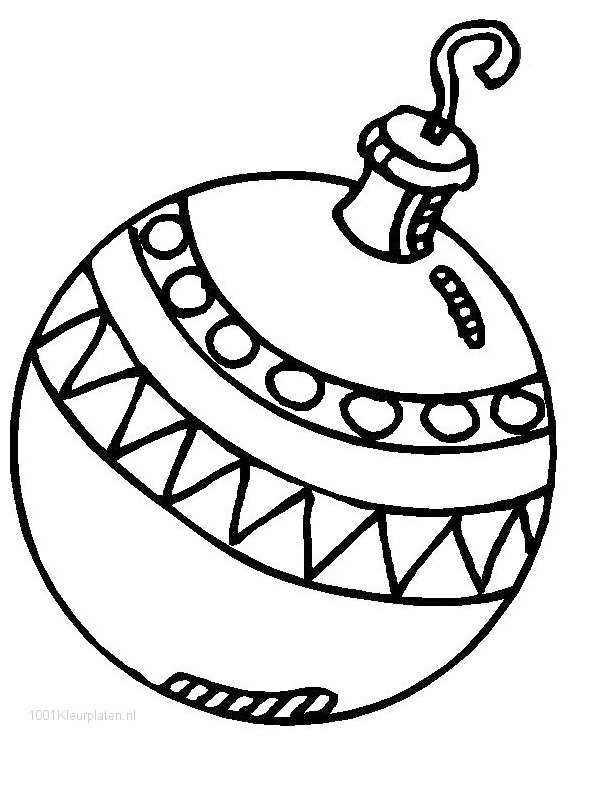 Christmasball Coloring page