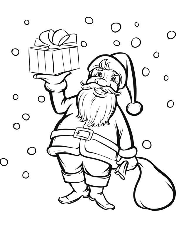 Santaclause Coloring page