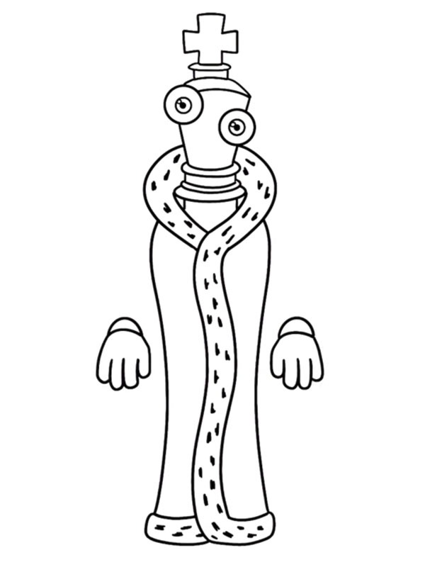 Kinger The Amazing Digital Circus Coloring page Kinger The Amazing Digital Circus Coloring page