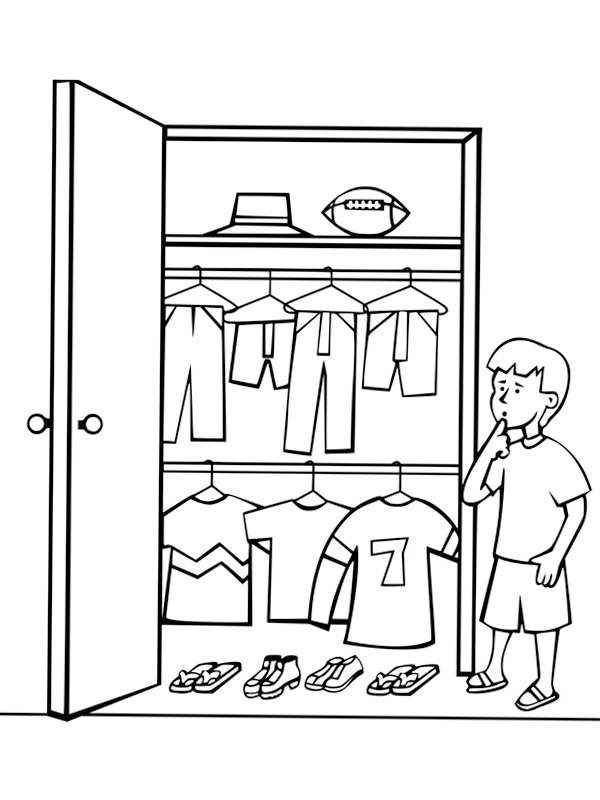 Dresser Coloring page