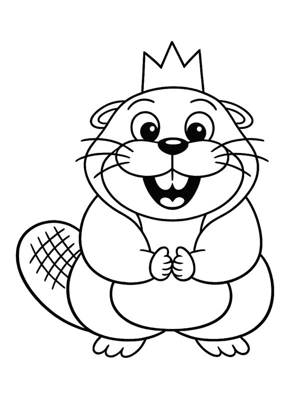 Koning George (Hoppers) Coloring page