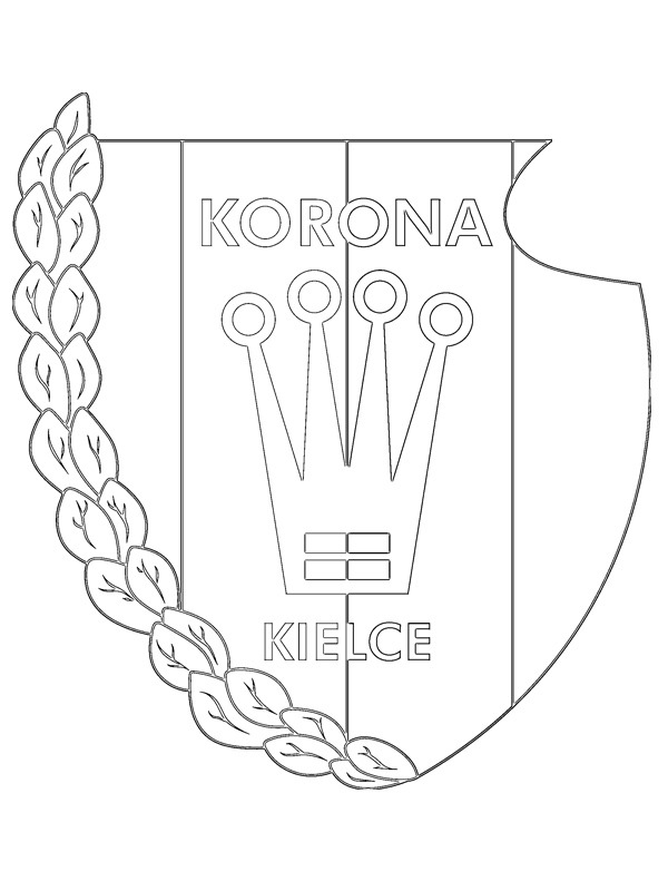 Korona Kielce Coloring page Korona Kielce Coloring page