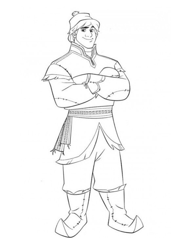 Kristoff Bjorgman (Frozen) Coloring page Kristoff Bjorgman (Frozen) Coloring page