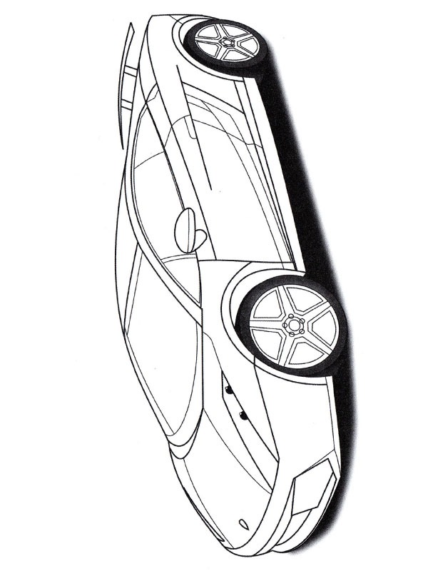 Lamborghini Gallardo Coloring page