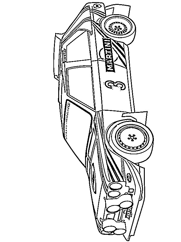 Lancia Delta S4 Coloring page
