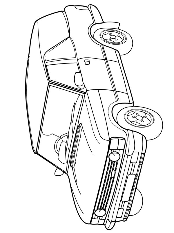 Land Rover Range Rover Classic Coloring page Land Rover Range Rover Classic Coloring page