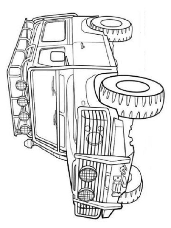 landrover defender Coloring page