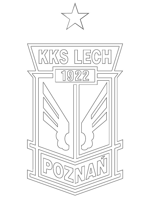 Lech Poznań Coloring page