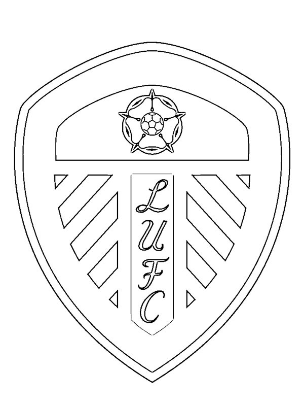 Leeds United FC Coloring page