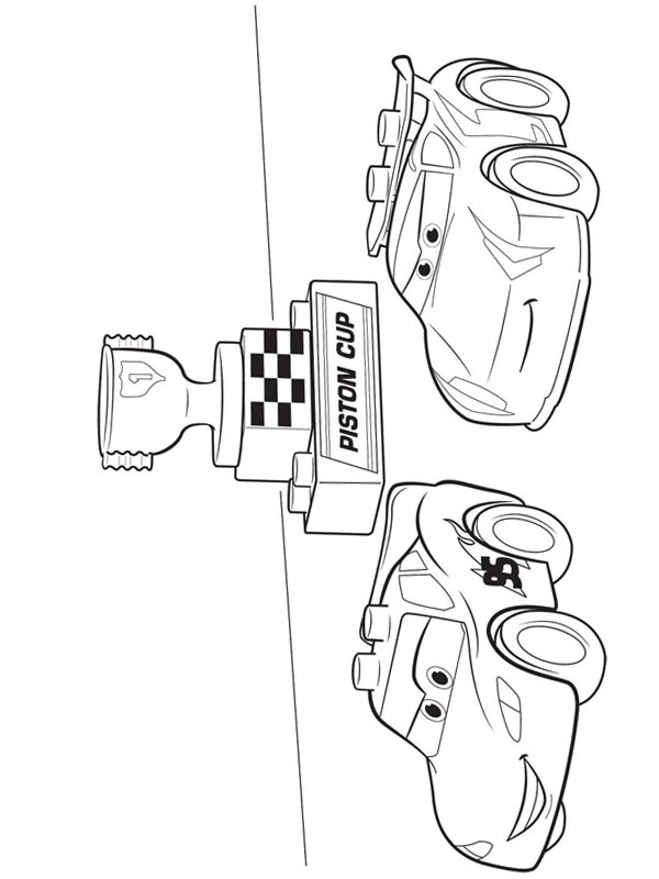 Lego cars Coloring page