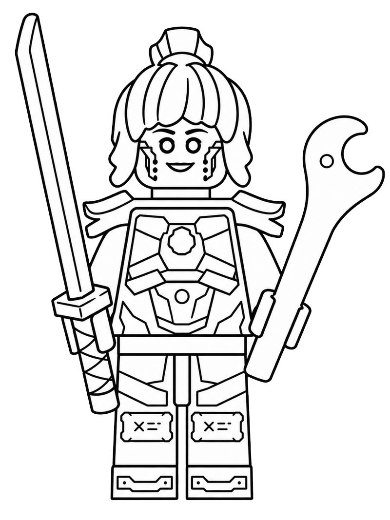 LEGO Ninjago P.I.X.A.L. Coloring page