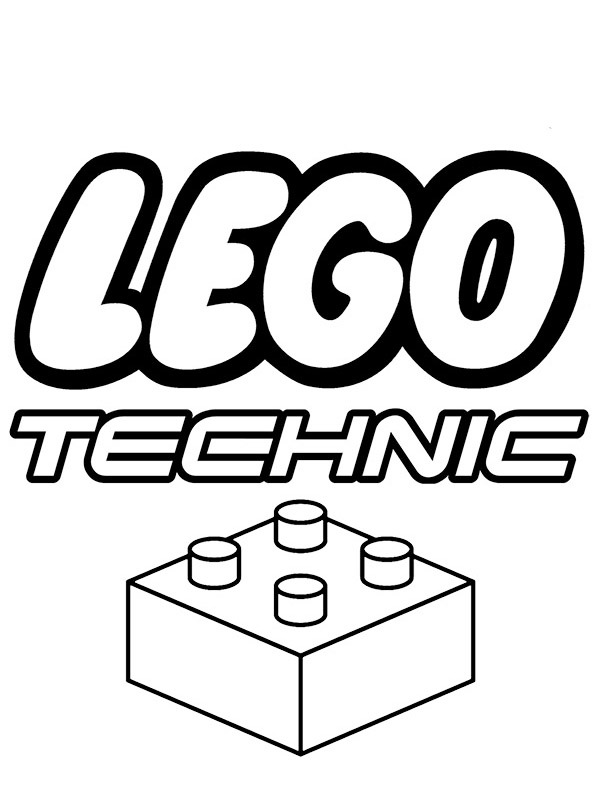 Lego Technic Coloring page
