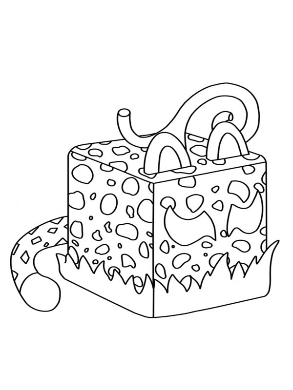 Leopard Fruit Blox Fruits Coloring page Leopard Fruit Blox Fruits Coloring page