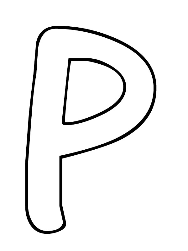 Letter P Coloring Page Funny Coloring Pages Letter P Coloring Page Funny Coloring Pages