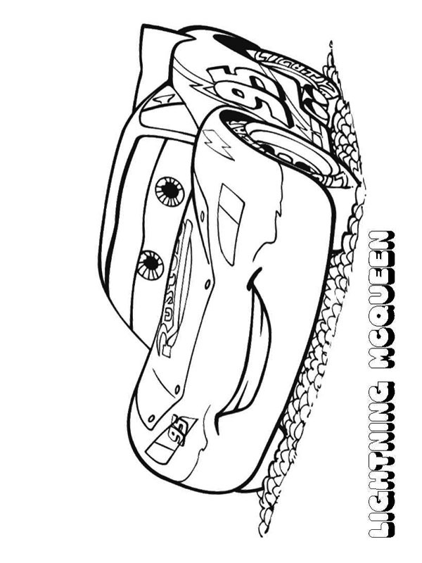 Lightning McQueen Coloring page