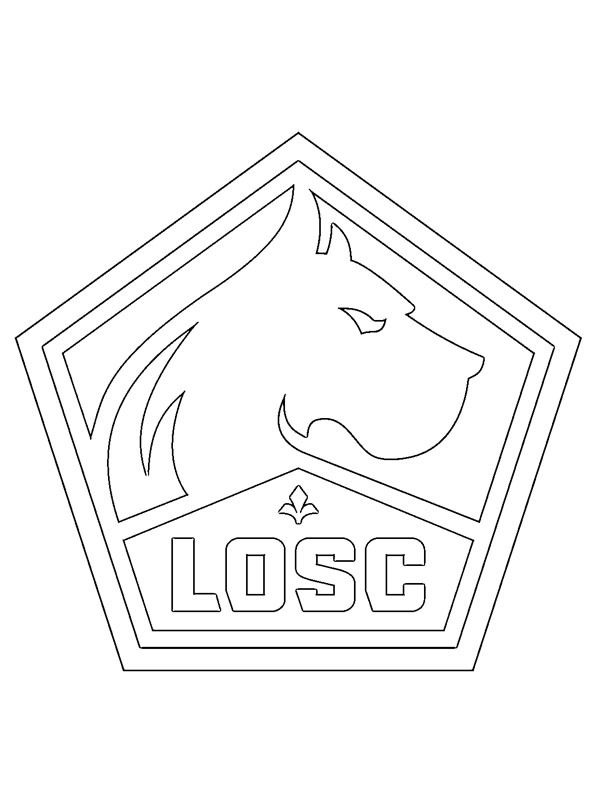 Lille OSC Coloring page