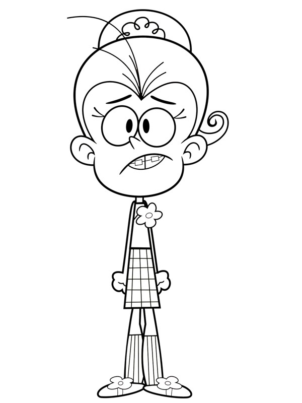 Luan Loud coloring page